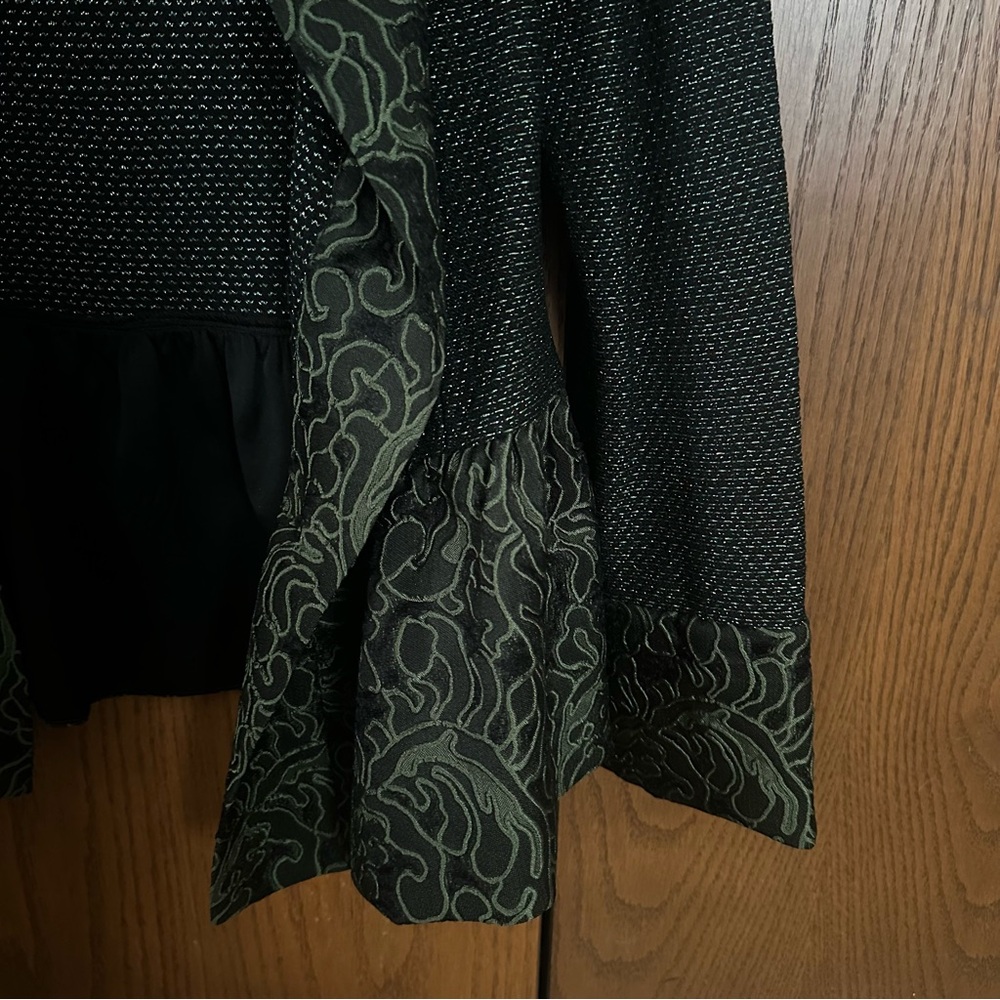 St. John Green Button Down Jacket - image 8